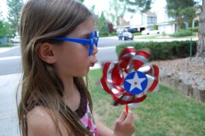 celebrating 4th of July Raleigh preschool and child care